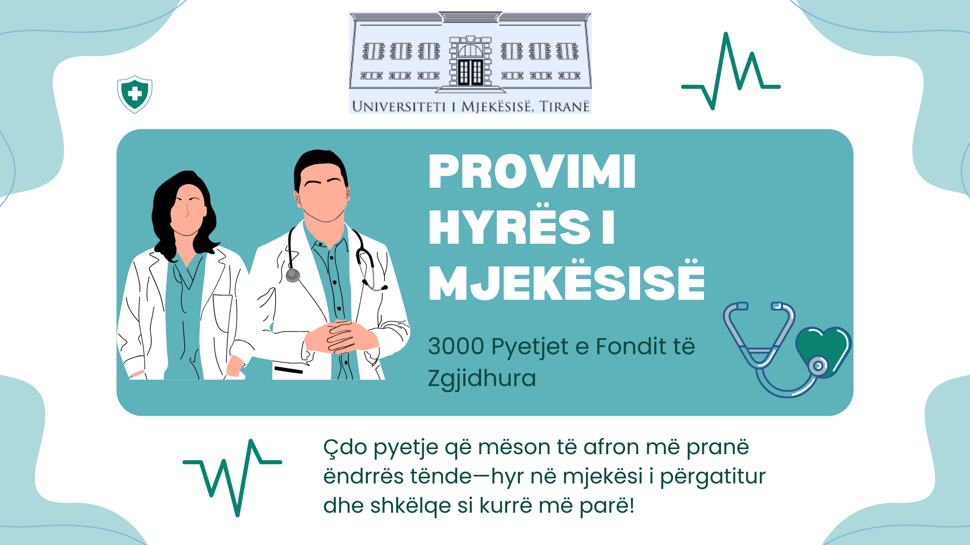 Provimi Hyrës i Mjekësisë Paketa e Plotë (Rruga Drejt 100 Pikëve)